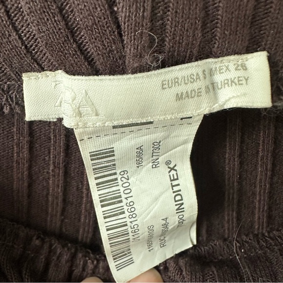 ZARA Cape Poncho Brown Lounge Set SZ S - Picture 3 of 5